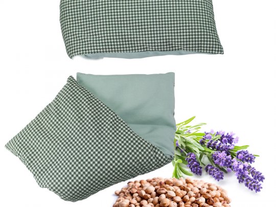 Cuscino Termico con Noccioli di Ciliegio e Essenza di Lavanda