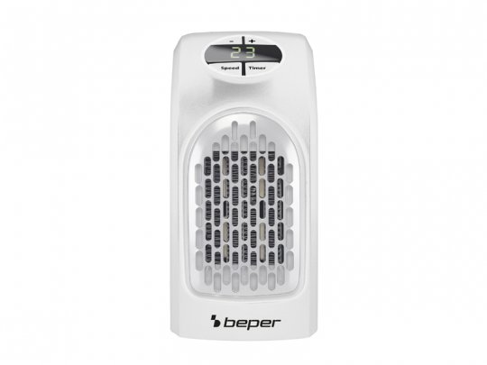 BEPER P203TER201 Termoventilatore da Bagno con Termostato Regolabile -  Scaldino Elettrico Bagno Basso Consumo, 2000W